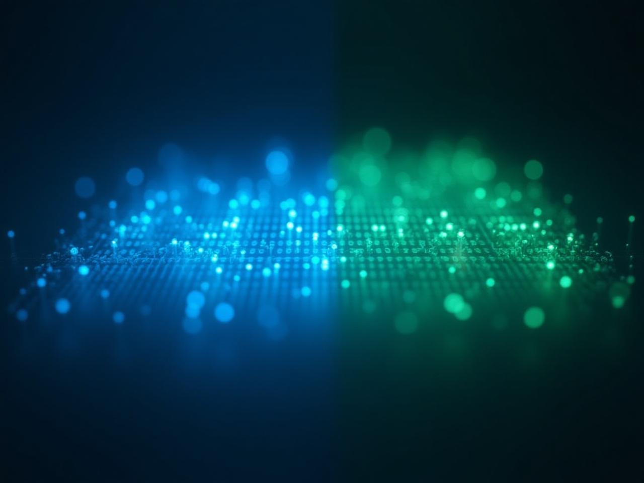 Abstract visualization of a complex SwiftUI view graph organizing into a clean, optimized structure