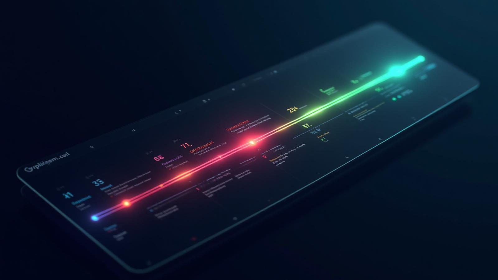 Visualization of a build timeline profiler showing compilation bottlenecks in red